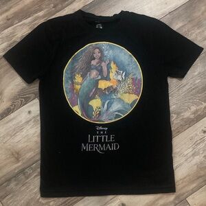 Disney The Little Mermaid Ladies Size M Black Tshirt